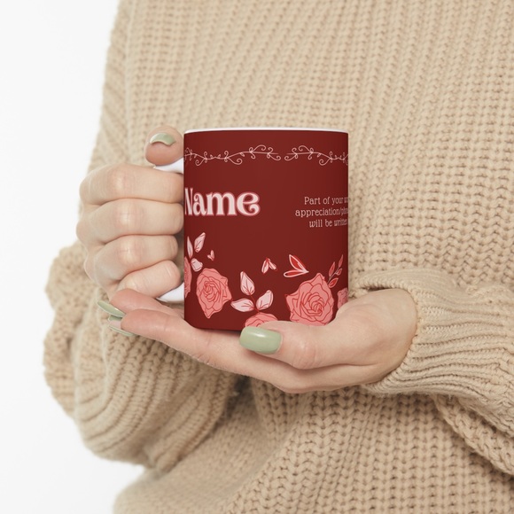 Red Custom Mugs - Picture 9 of 9